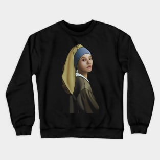 Dali and the cocky prince- Kdrama pop artwork Crewneck Sweatshirt